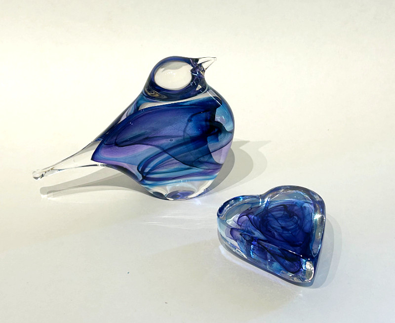 Nicole Tremblay - blue bird and heart